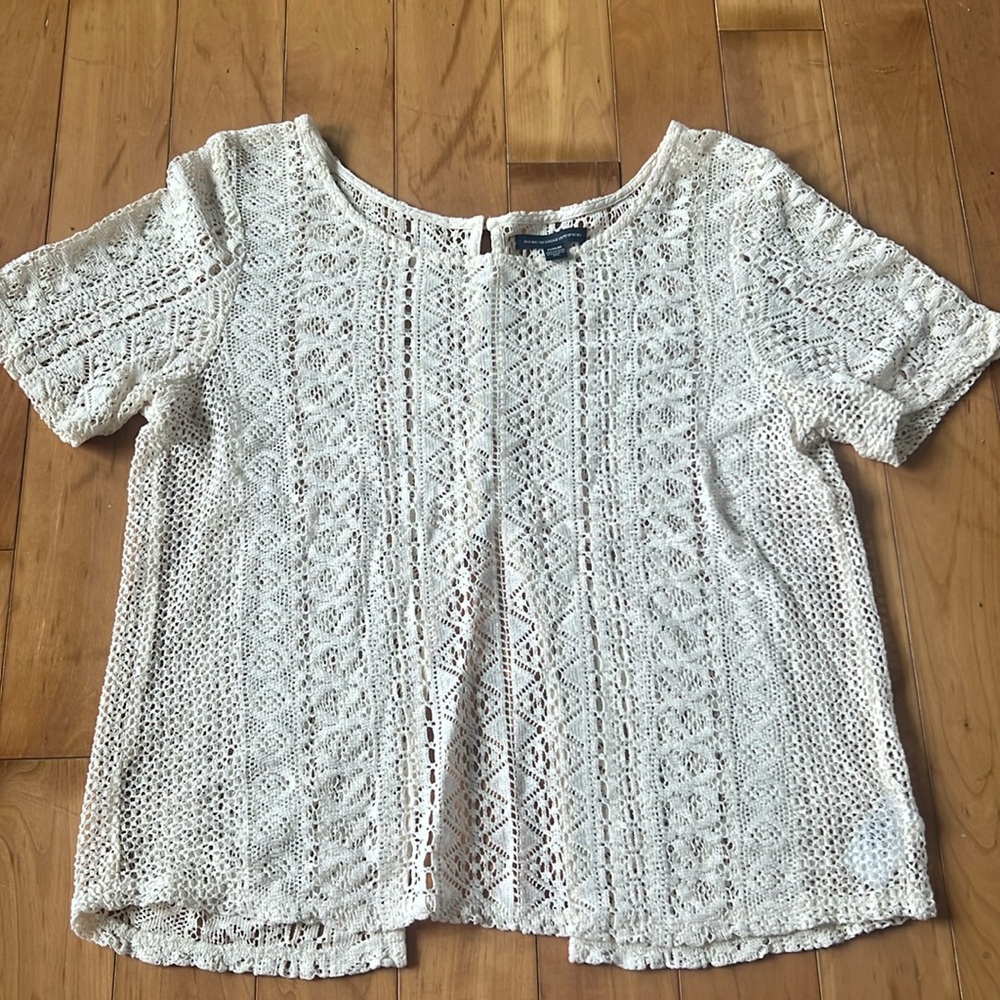 American Eagle Crochet Blouse